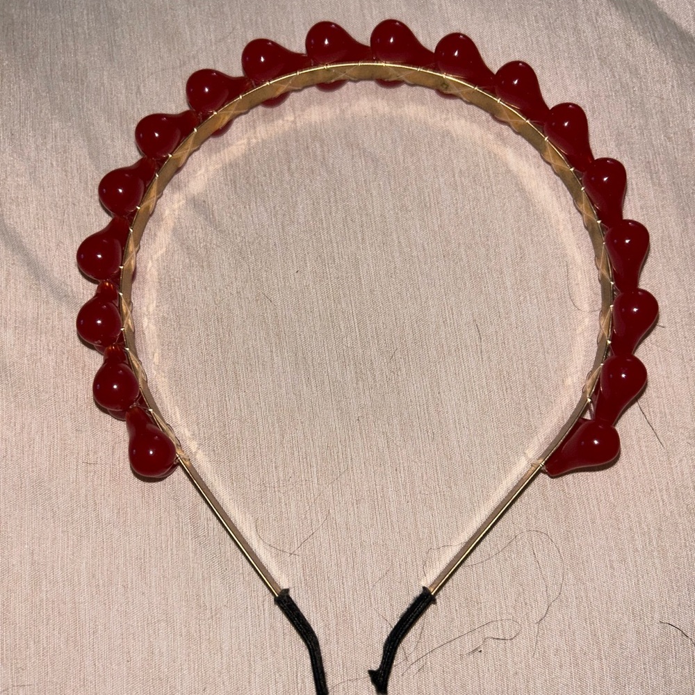 Elegant Red Headband